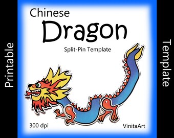 Chinese Paper Craft Dragon Etsy