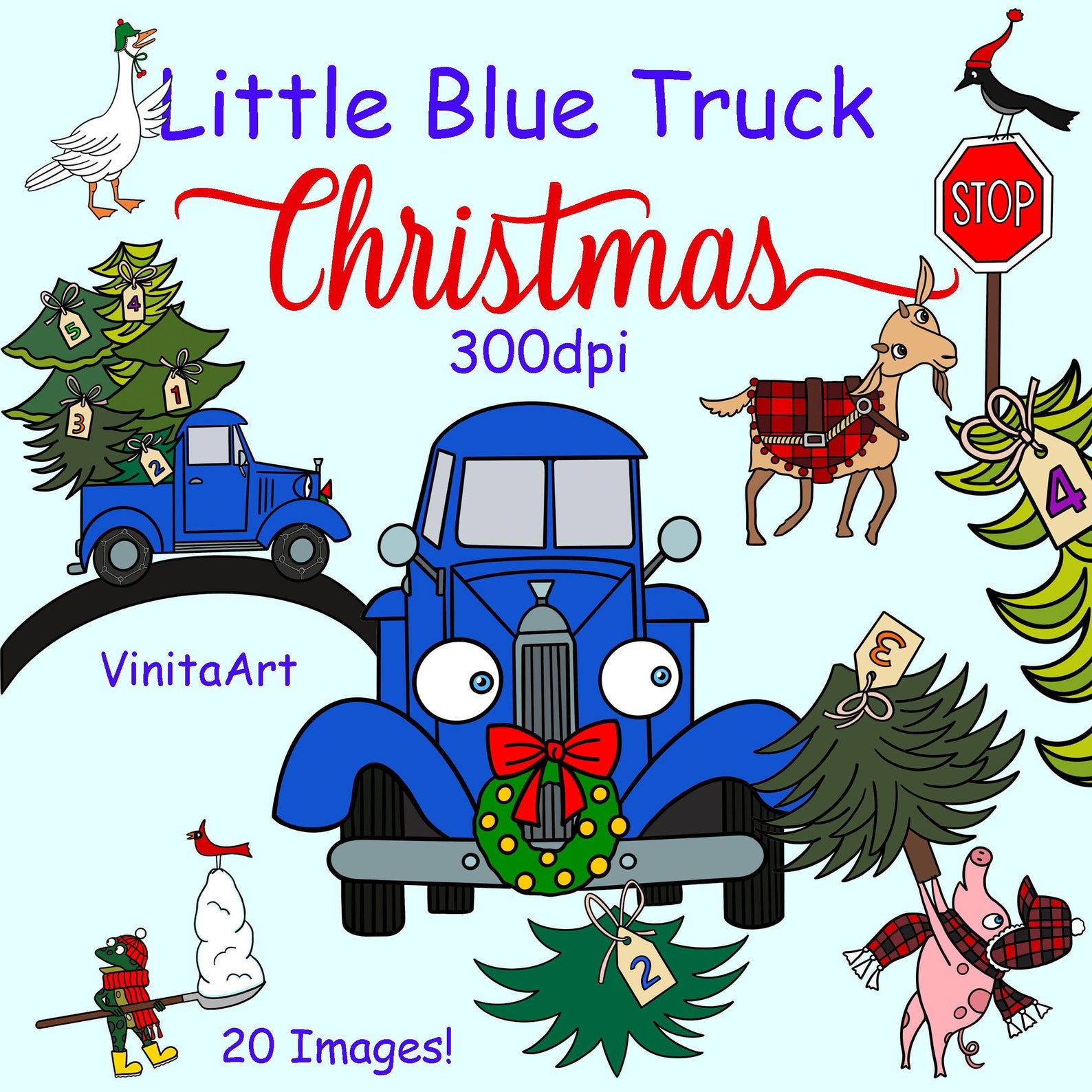 Little Blue Truck Free Printable
