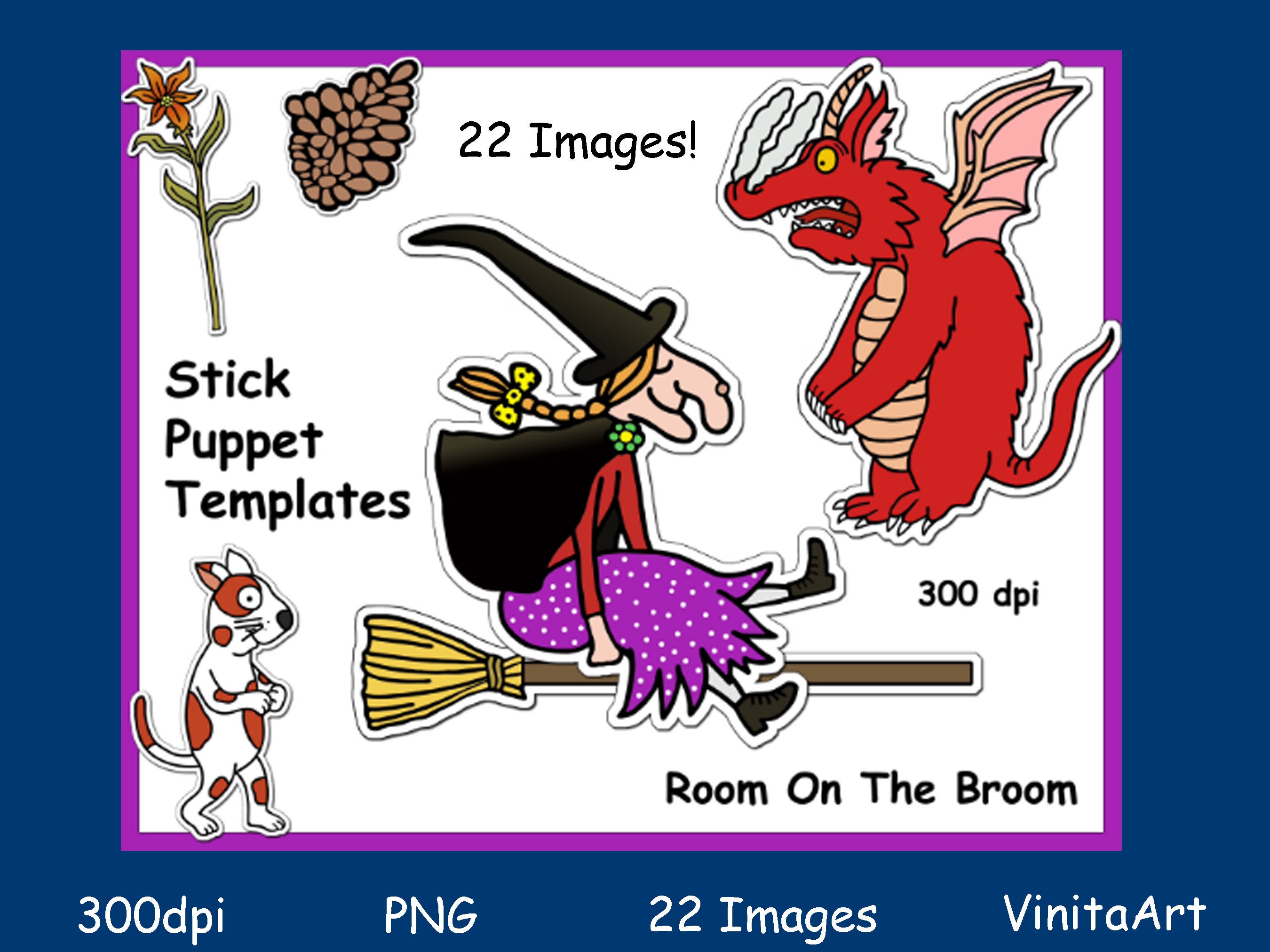 Halloween Clipart Room on the Broom Clip Art Single - Etsy Halloween Clipart Room on the Broom Clip Art Single - Etsy