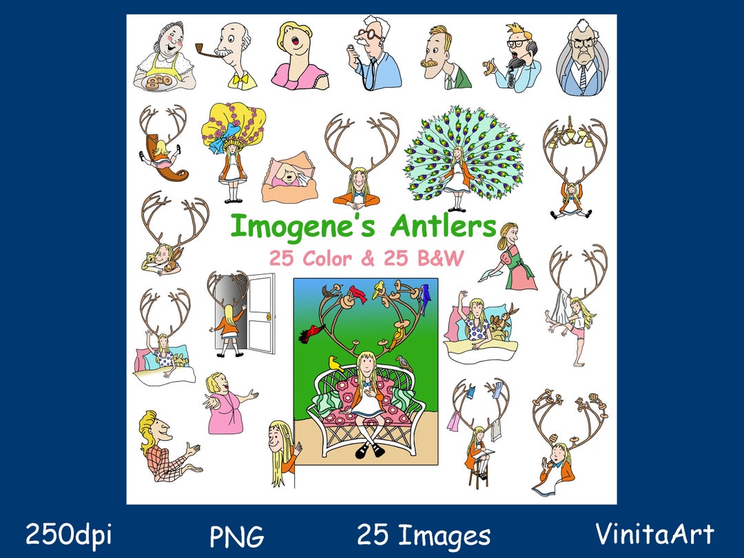 Imogene's Antlers Imogenes Antlers Story Book (Download Now) - Etsy