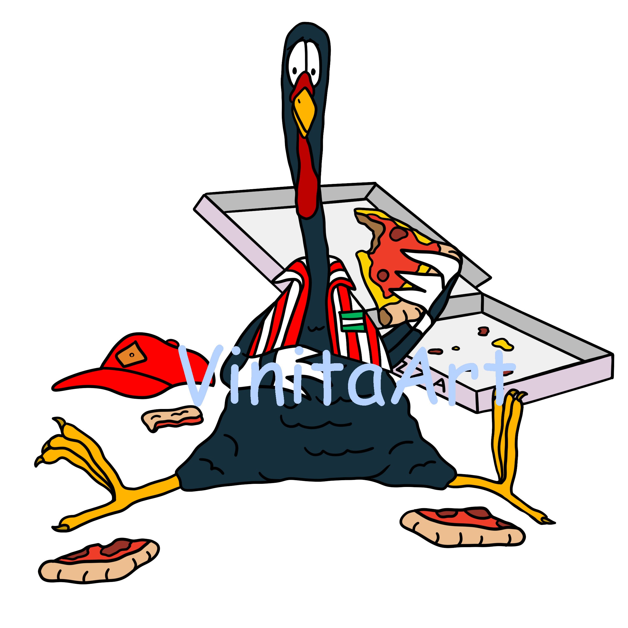 Turkey Trouble Digital Download Thanksgiving Clipart Etsy