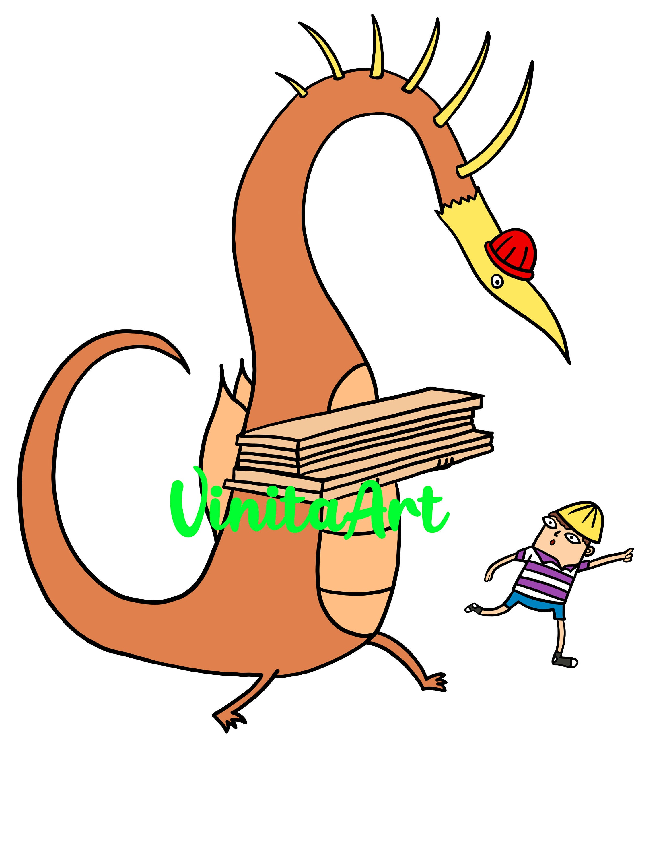 Dragons Love Tacos storybook clipart Printable Digital | Etsy