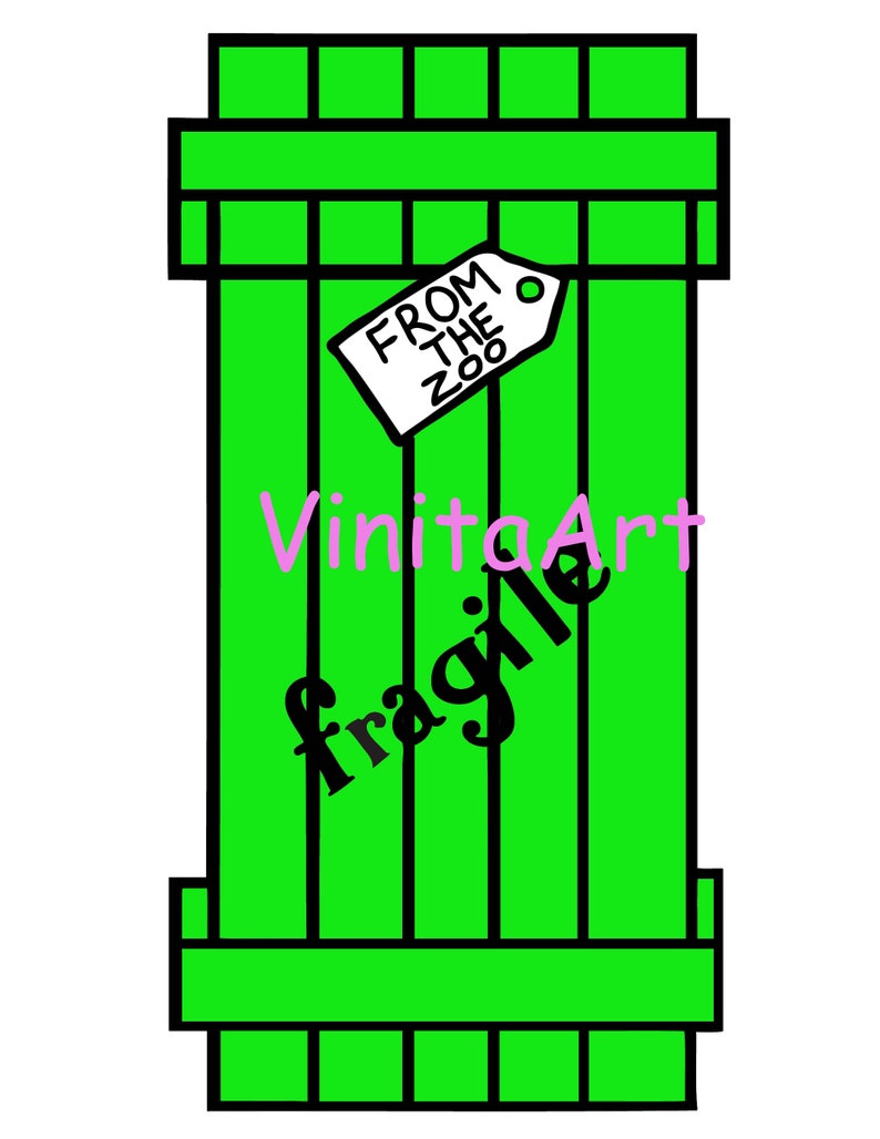 dear zoo storybook clip art printable coloring pages etsy