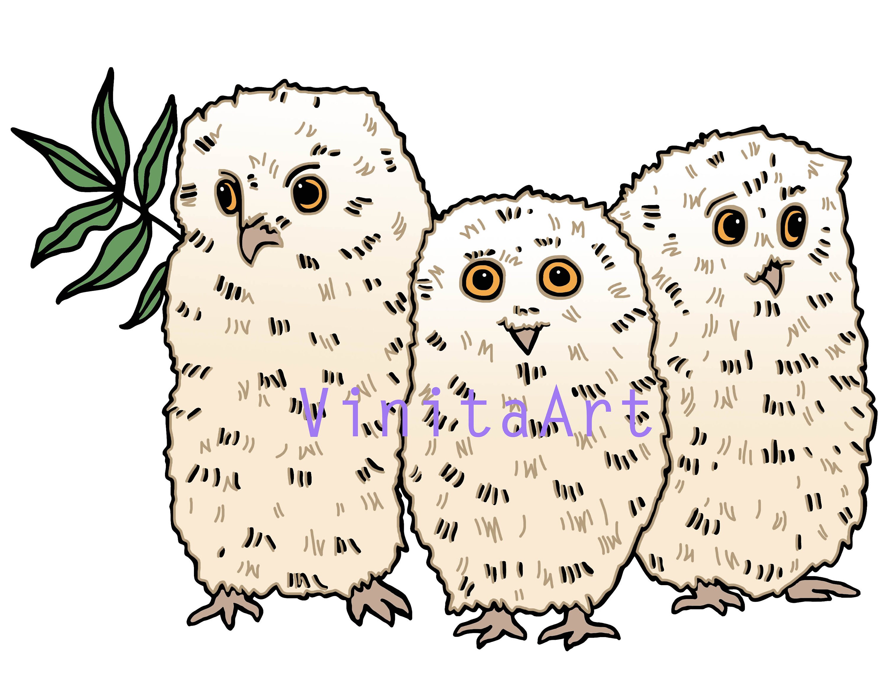 digital download,printable Digital Stamps Owl Babies,story book clip ...
