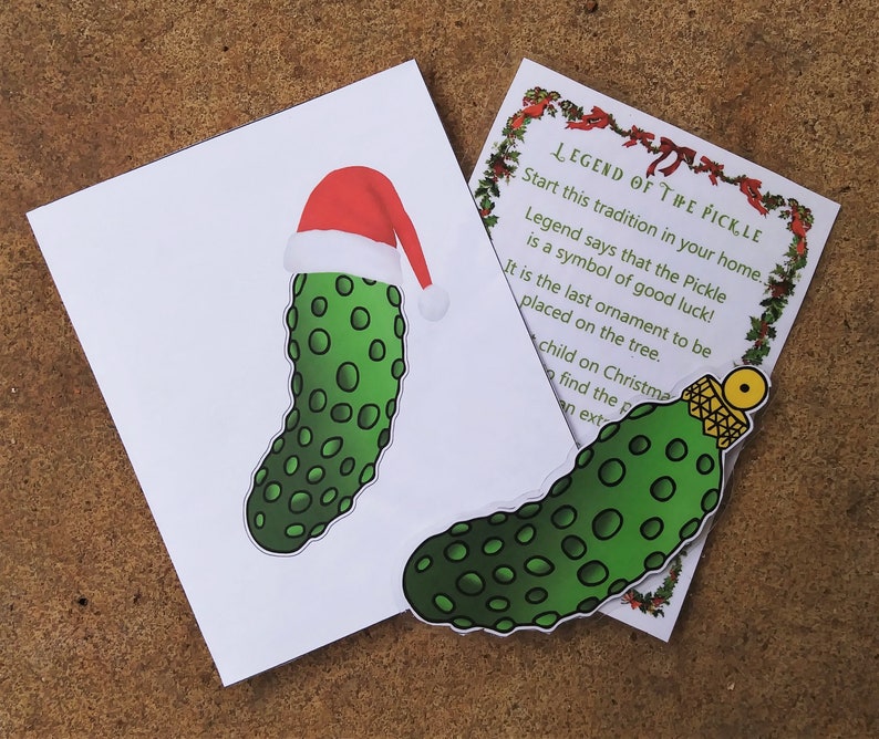 PRINTABLE The Christmas Pickle Legend Coloring Page Etsy printable-the-christmas-pickle-legend-coloring-page-etsy