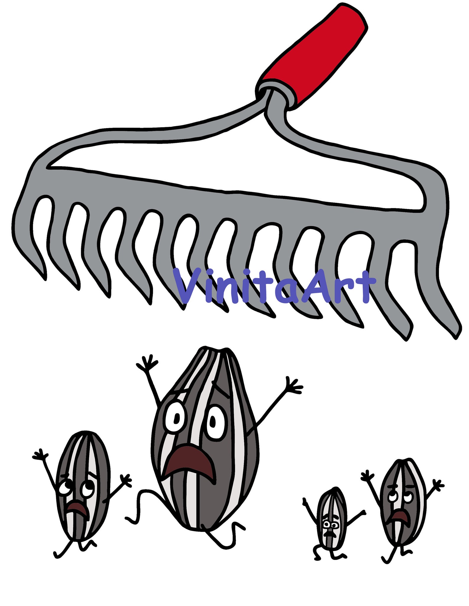 The Bad Seed Storybook Clip Art Downloadable Digital Stamps - Etsy Norway