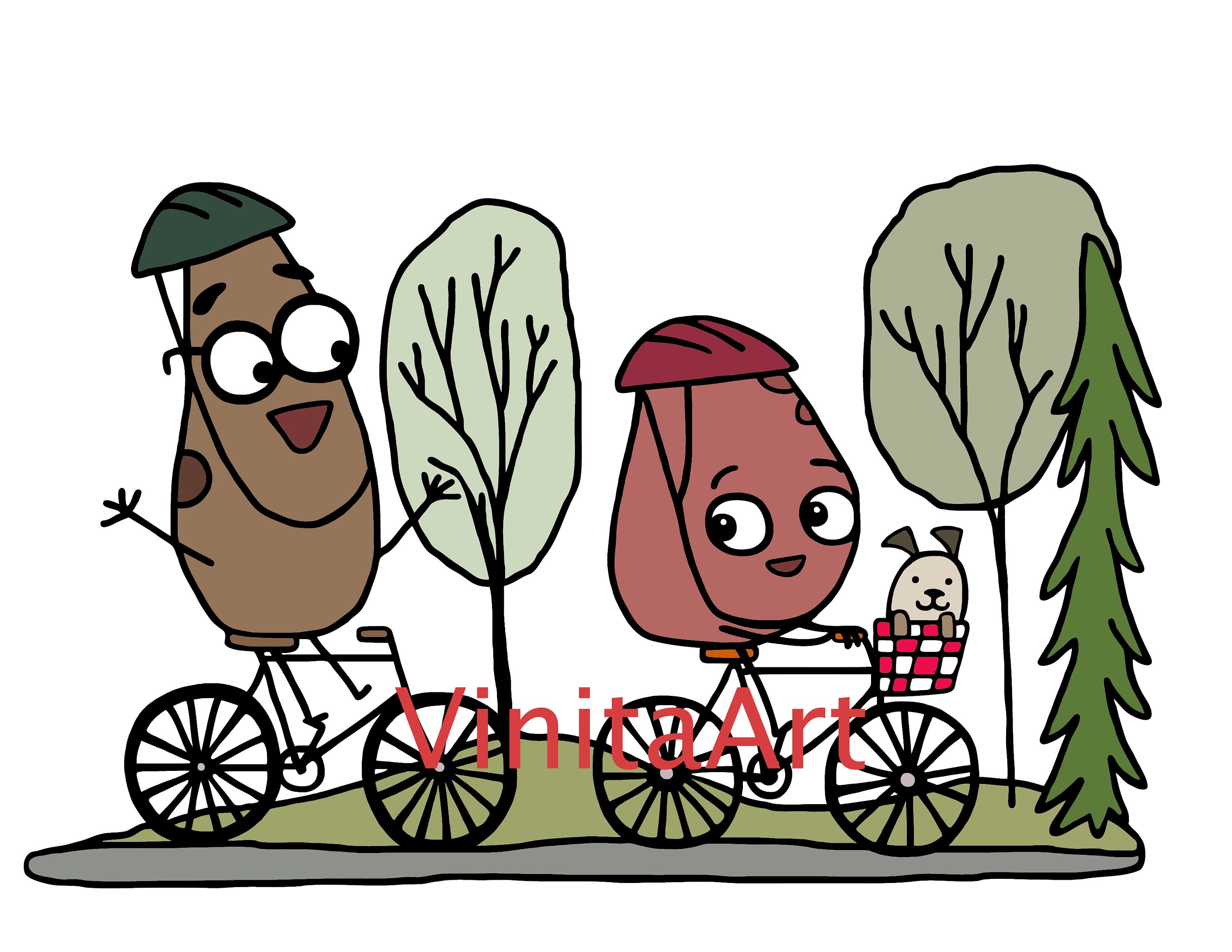 The Couch Potato storybook clip art Jory John digital Etsy