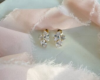 Cubic Zirconia Stud Earrings