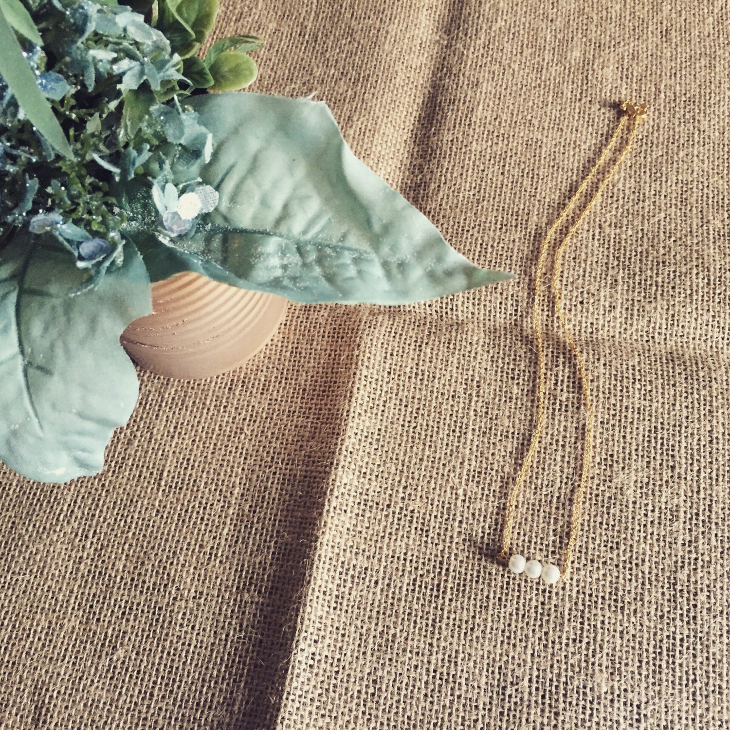 MUKTANKxPEARLONA Dangerous Garden -Baroque Pearl Twin Necklace