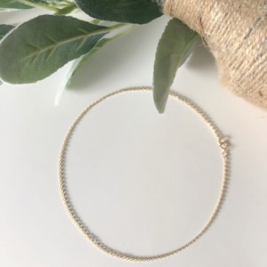 Gold Chain Choker/Gold plated chocker/gold filled choker/gift for her/birthday gift/Valentines day/ Mother’s Day Gift