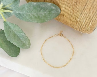 Figaro Gold Filled Bracelet/Anklet