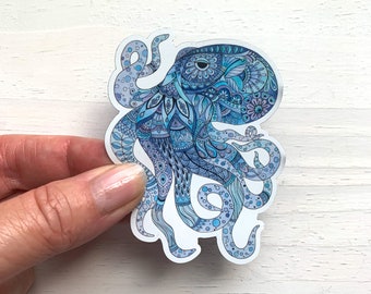 octopus and tentacles sea creatures animal fridge magnets ocean lovers gift Octopus Originial Magnet Art ocean art