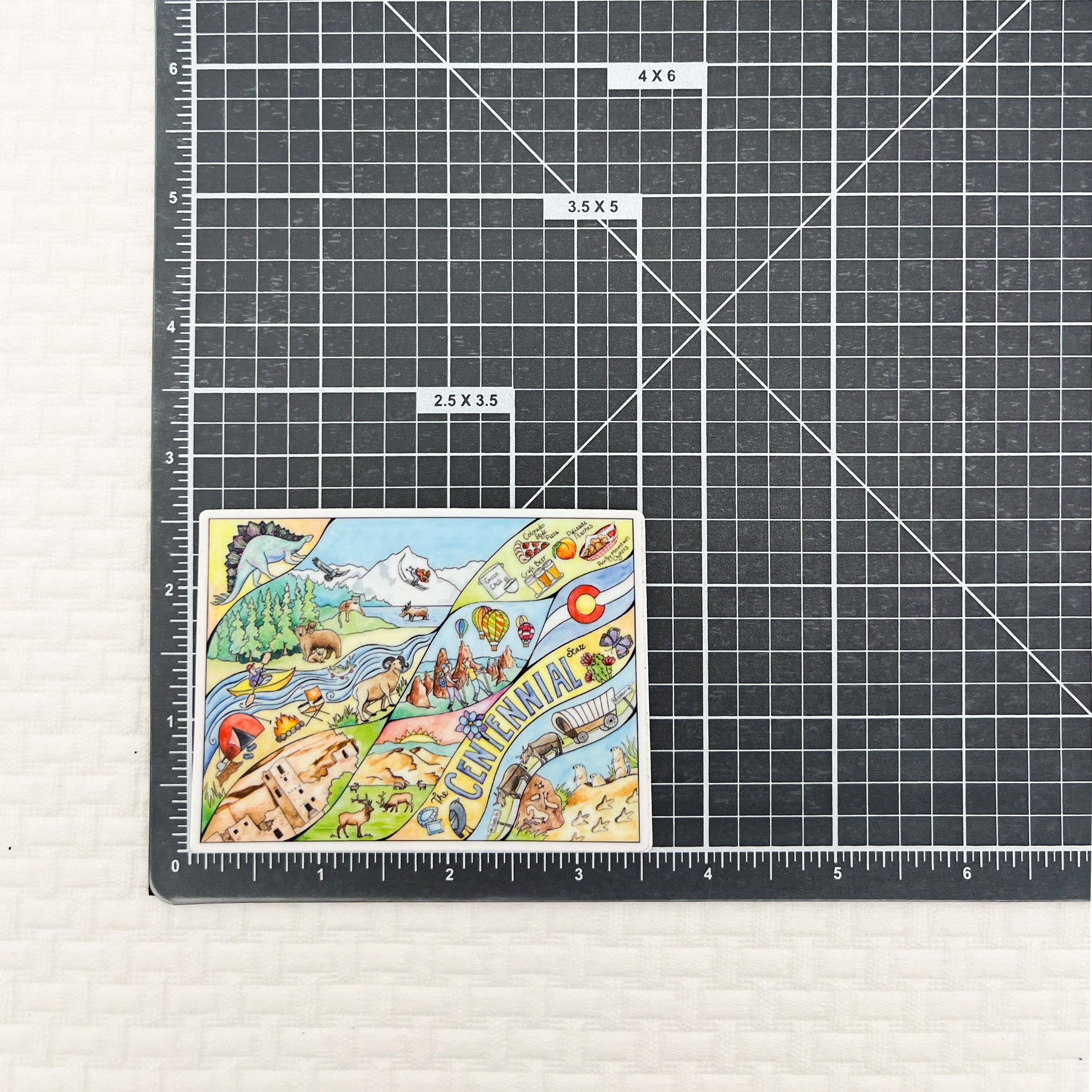 Colorado Vinyl Sticker, Colorado Decal, Rocky Mountains, Dinosaur Park ...