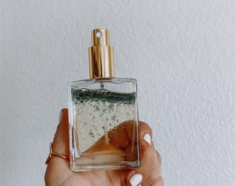 perfume in spray bottle