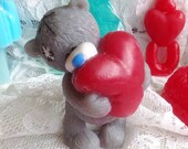 Fairytale Gift For Woman, Handmade Cute Soap - Little Teddy Bear With Heart, Soap Gift For Her, Gift For Girl, Baby Room Decor, Cute Gift