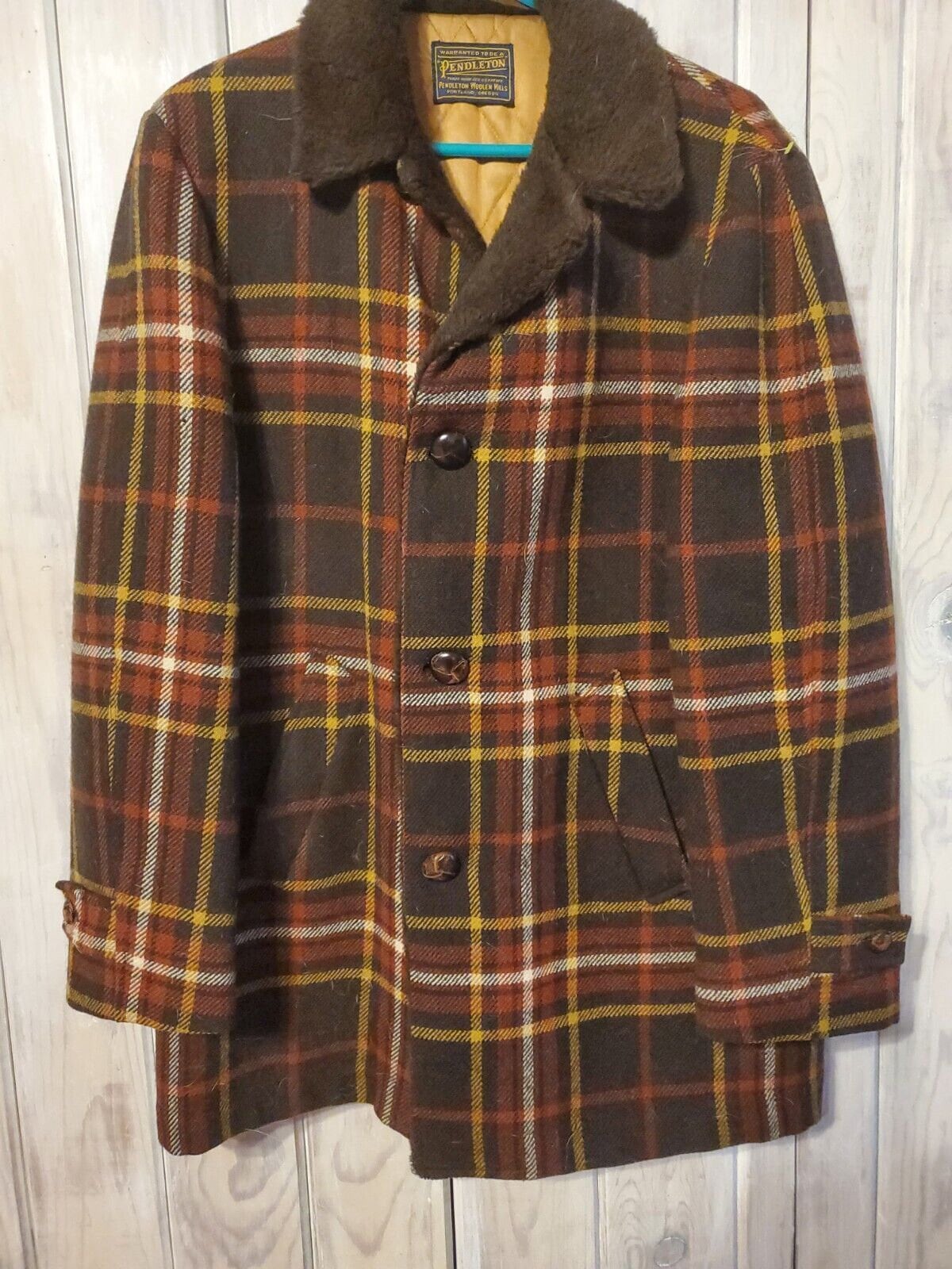 Plaid Pendleton Coat - Etsy Plaid Pendleton Coat - Etsy