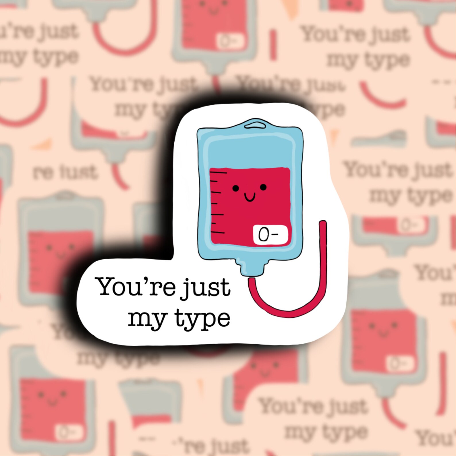 Blood Bag Sticker- Phlebotomist, Nursing Student Gifts, Healthcare ...