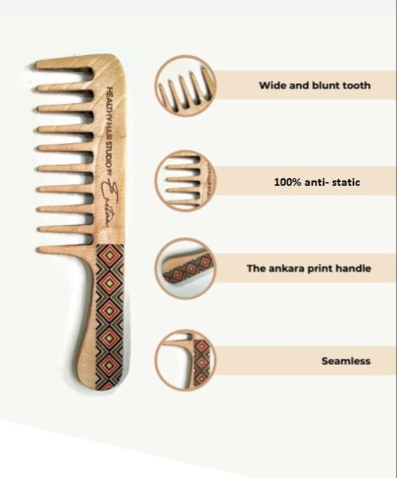 100 Anti Static Seamless Wooden Comb Etsy