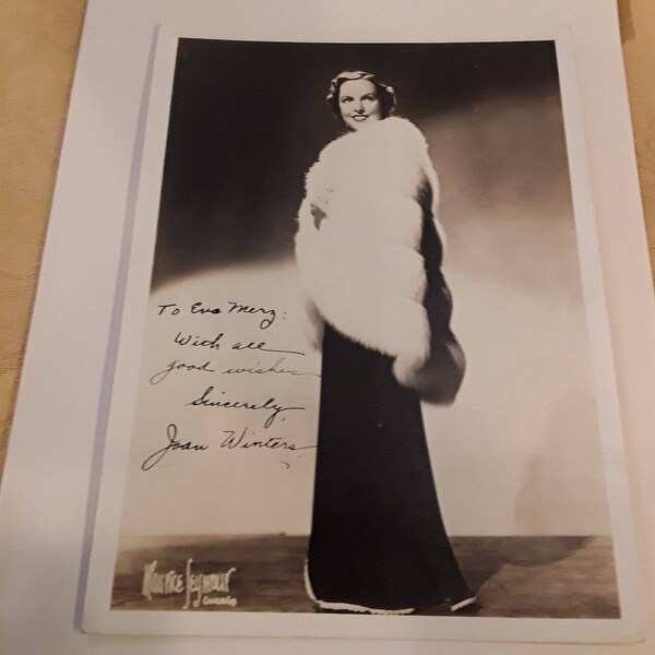 Maurice Seymour, Hollywood California Photographer Original Studio photo of Actress, Joan Winter, 1930