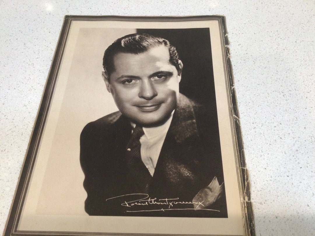 9 X 12 Photograph , Robert Montgomery,actor and Director