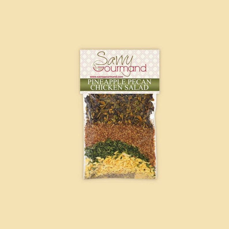 Chicken Salad Seasoning Mix Pineapple Pecan Chicken Salad Etsy