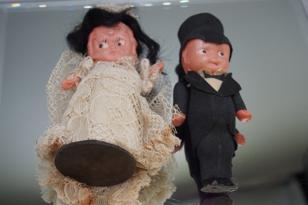 1930s Celluloid Bride and Groom With Original Clothing - Etsy