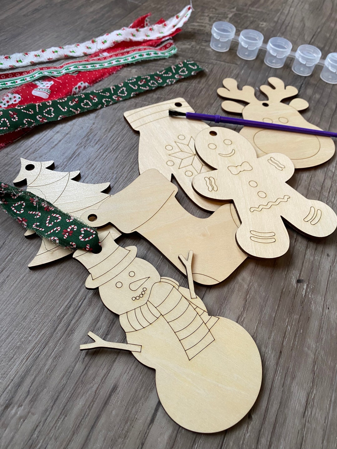 Christmas Ornament Paint Kit Etsy