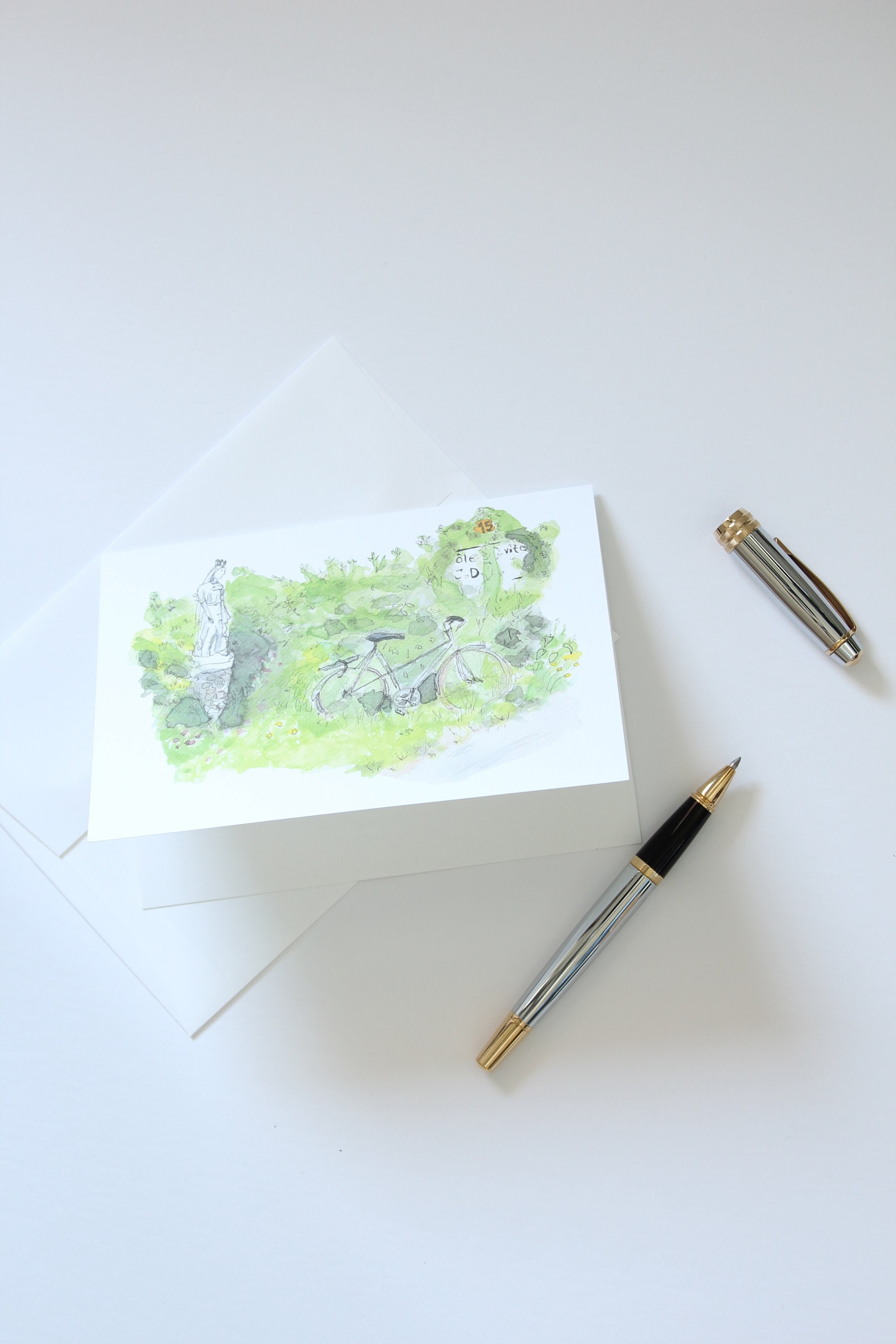 Watercolor Card Greeting Card Blank Cards With Envelopes Etsy