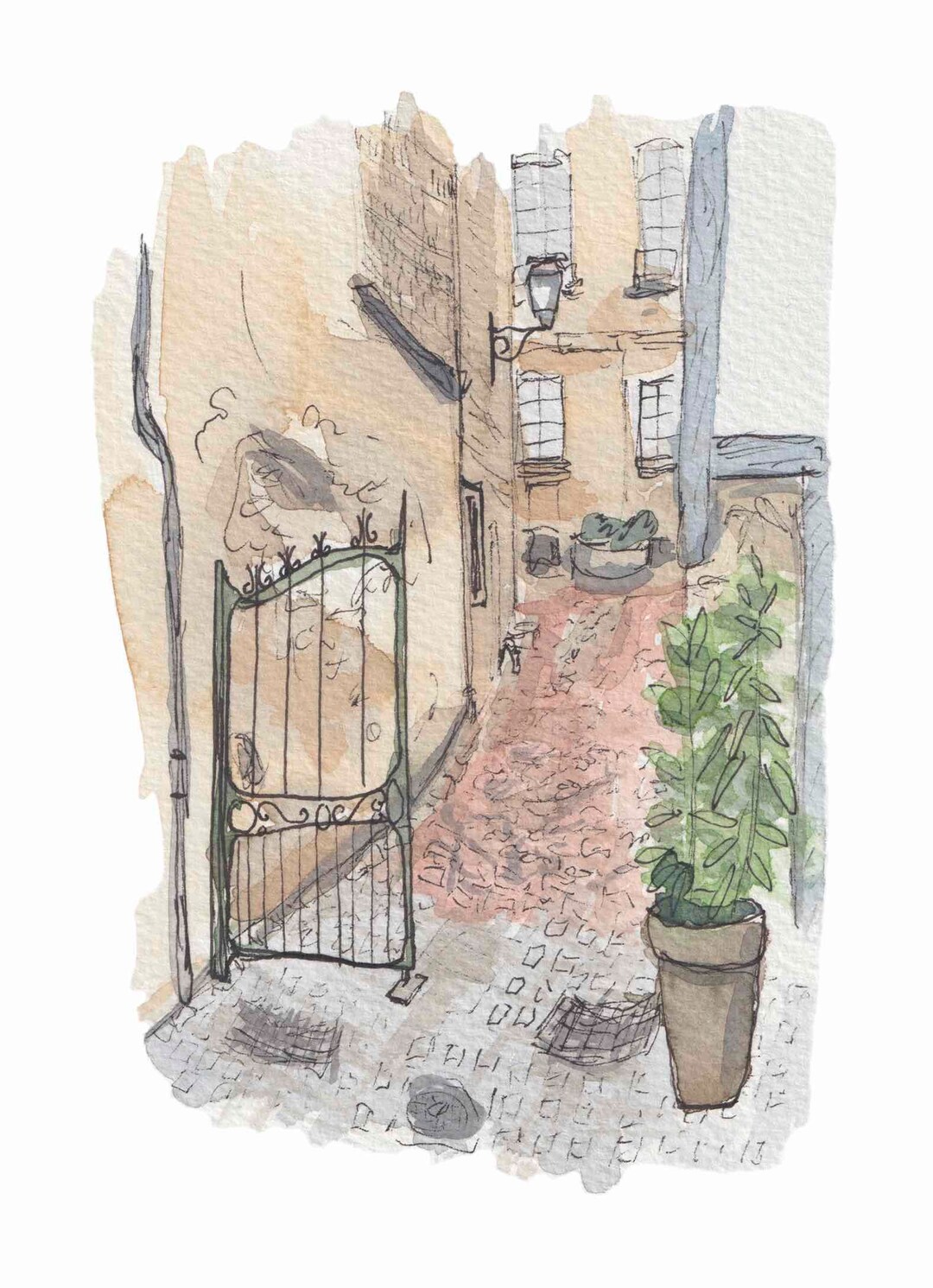 French Farmhouse Wall Art, French Country Style Art, Cottage Core