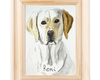 Custom dog painting from photo, pet watercolor portrait handpainted, dog watercolor illustration, custom pet portrait dogs