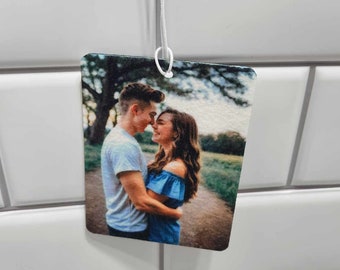 Valentines Gift for Him, Custom Air Freshener, Car Accessories , Car Freshner with Picture Photo , Gifts for Boyfriend