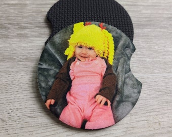 Car Coasters Car Accessories Custom Photo Car Coasters Photo Coasters Picture Air Freshener Freshie Freshner Kids Pets Gift