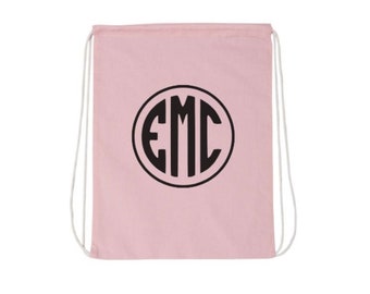 Personalized Name Drawstring Bag Customize Drawstring Custom Kids Gym Drawstring Bag Bridal party Drawstring bag Gift For Her Wedding Gift
