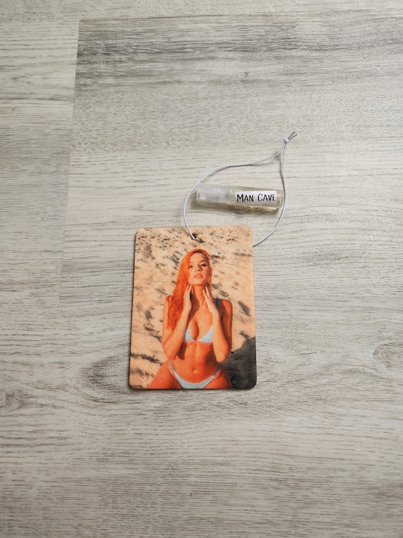 Custom Boudoir Air Freshener Risque Picture Air Freshner Bedroom Selfie Photo Air Freshener Lingerie Lover's Gift Photo Gift for Boyfriend