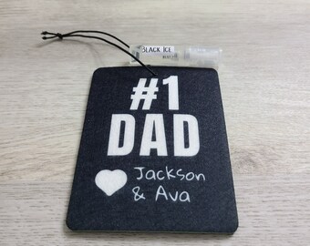 Custom Air Freshener Father's Day Gift Dad Picture Car air freshner Personalized Daddy Photo Picture Air Freshener With Scent Bottle