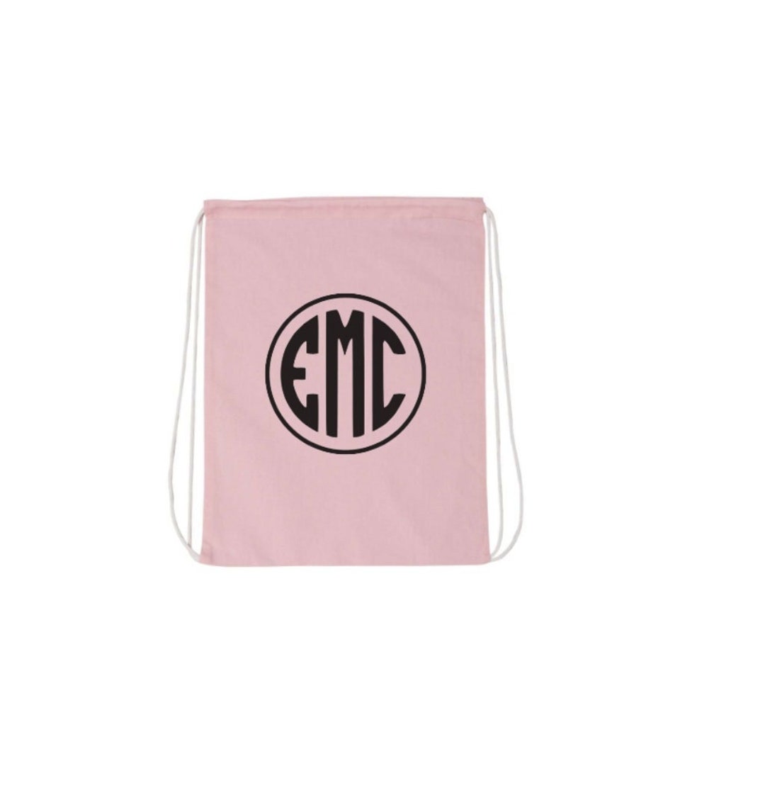 Personalized Name Drawstring Bag Customize Drawstring Custom Kids Gym ...