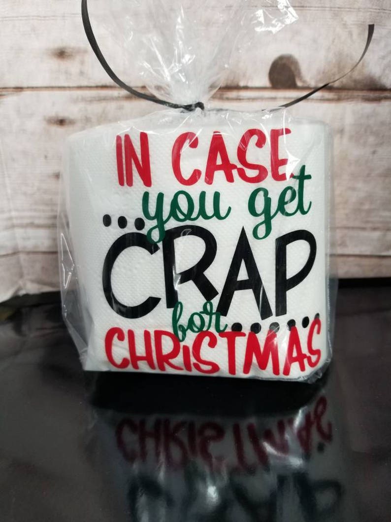 Christmas toilet paper gag gift white elephant gift holiday Etsy