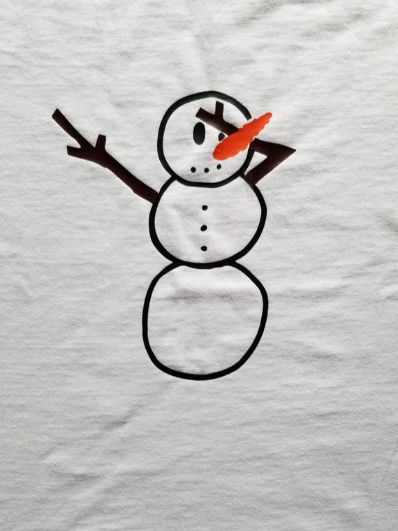 Dabbing Snowman Tee Ugly Christmas Sweater Shirt For Kids Etsy