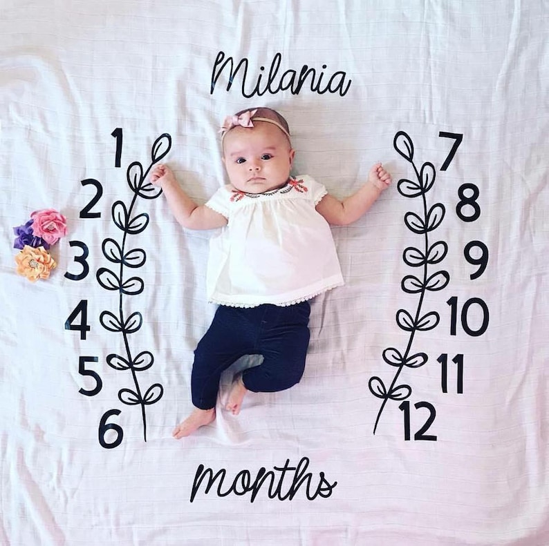 milestone blanket etsy