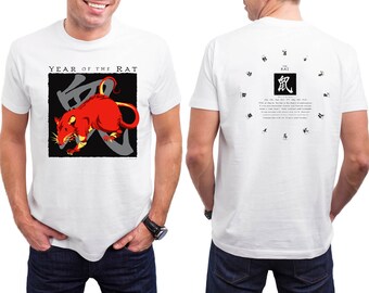 T-shirt Jaar van de Rat, Chinese dierenriemhoroscoop