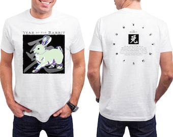 T-shirt Jaar van het konijn, Chinese dierenriemhoroscoop