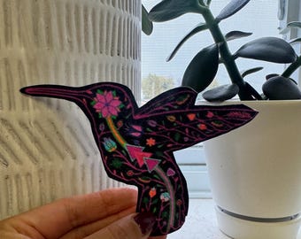 Floral & Tribal Design Applique with Iron-On Adhesive- 3 Sizes Available -