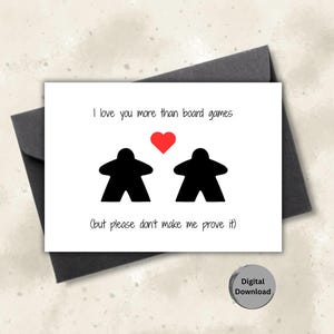 Jogo de Tabuleiro - Amor - Aniversário - Dia dos Namorados - Cartão para Imprimir