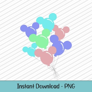 Mickey Balloons - PNG File