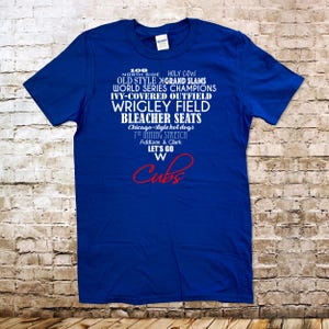 Heart Shaped Favorite Things of the Chicago Cubs Shirt Unisex Tshirt