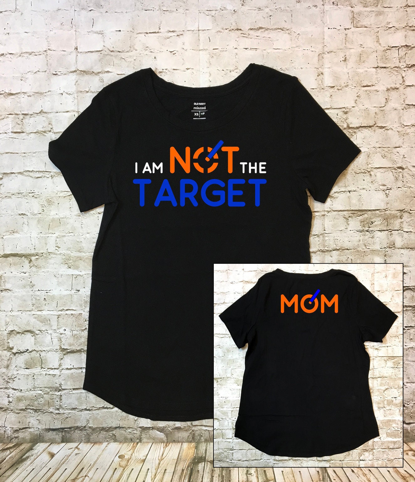 I Am NOT the Target Funny Parent NERF Themed Birthday Shirt Mom