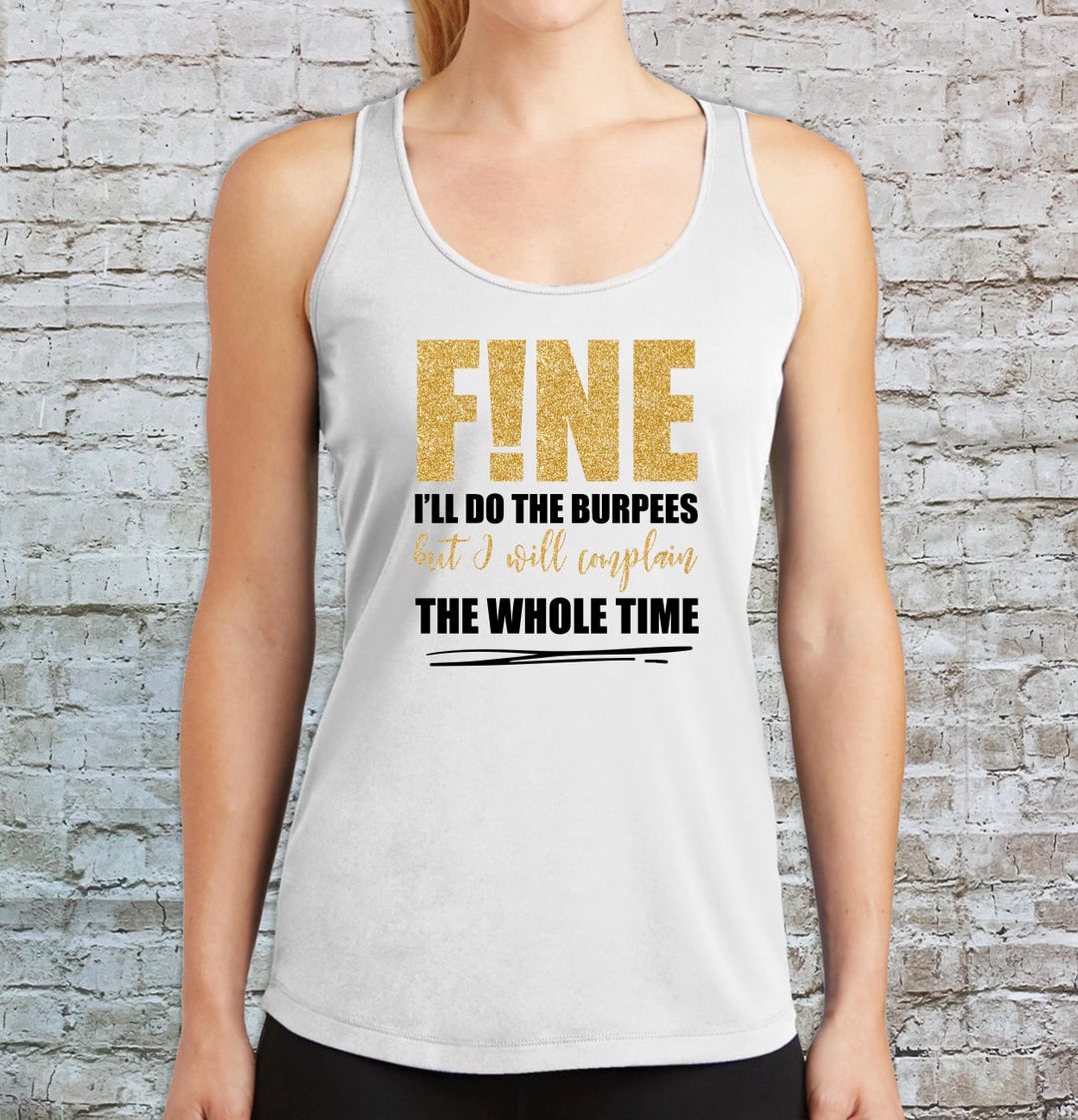 Fuck Burpees Fitted Women's T Shirt