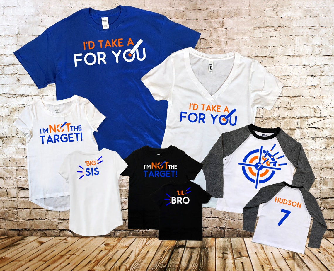 I'd Take A Nerf Bullet for You NERF Mom Birthday Shirt Etsy