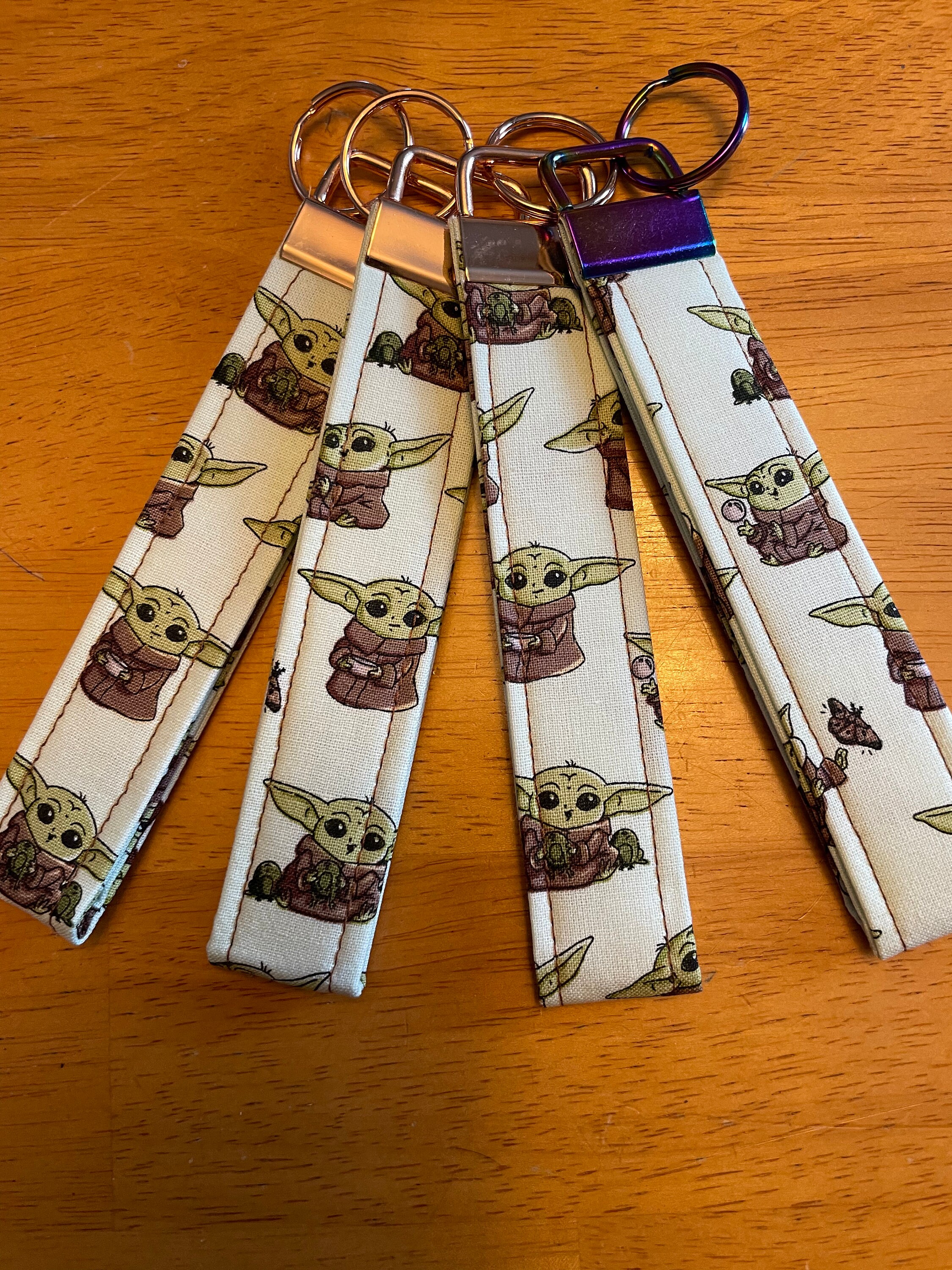 Baby Yoda Key Fob Etsy