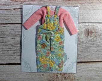 Overalls and shirt for Blythe doll, doll, clothes, outfits.